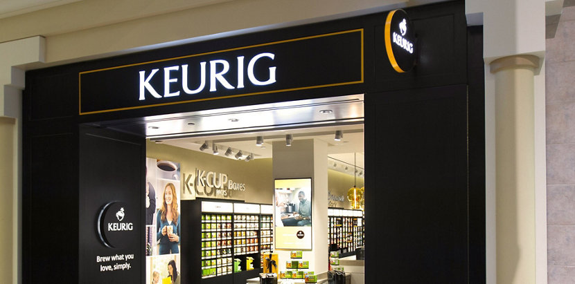 Keurig Flagship Store Features Retail Pendant Lights