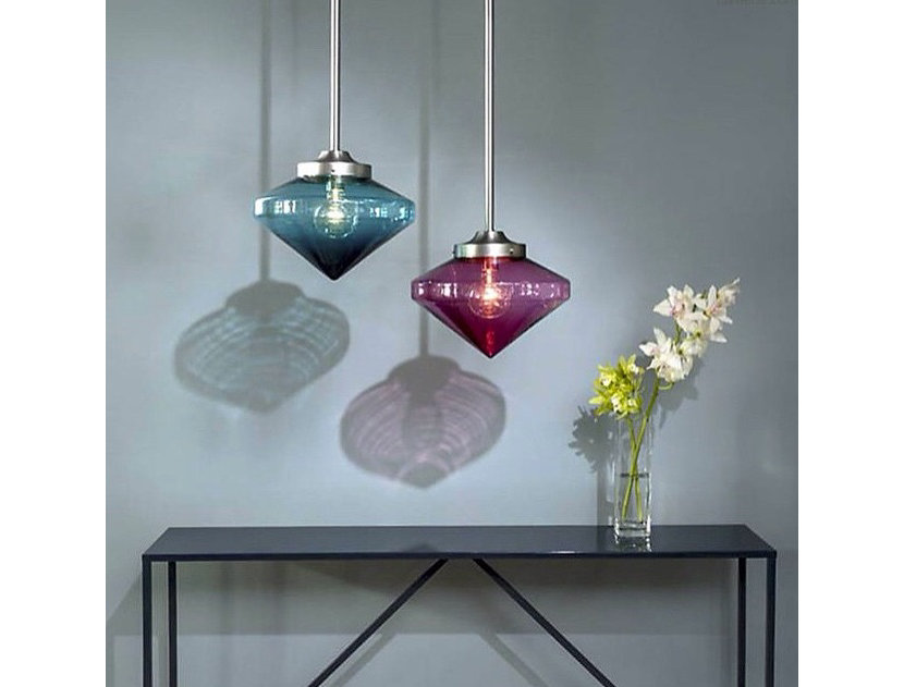 Niche Coolhaus pendant lights in Condesa and Rose glass