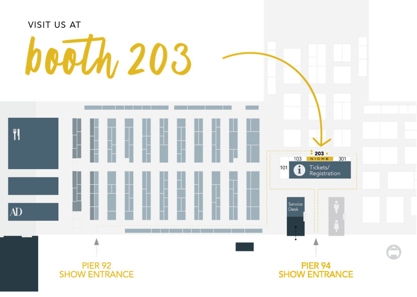 Architectural Digest Design Show Floor Map