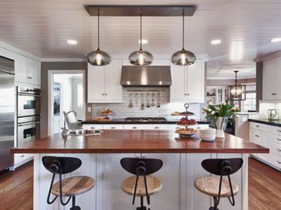 kitchen island bar ideas with pendant