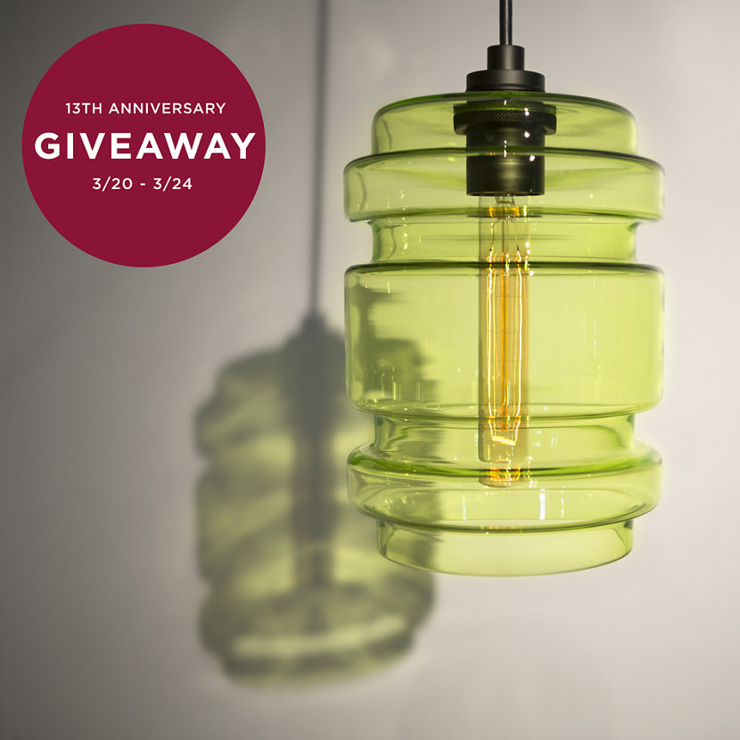 Modern Pendant Lighting Giveaway on Instagram