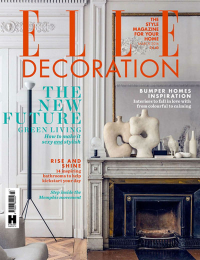 Elle Decoration UK March 2016 magazine cover