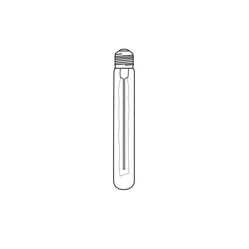 drawing of incandescent beacon bulb
