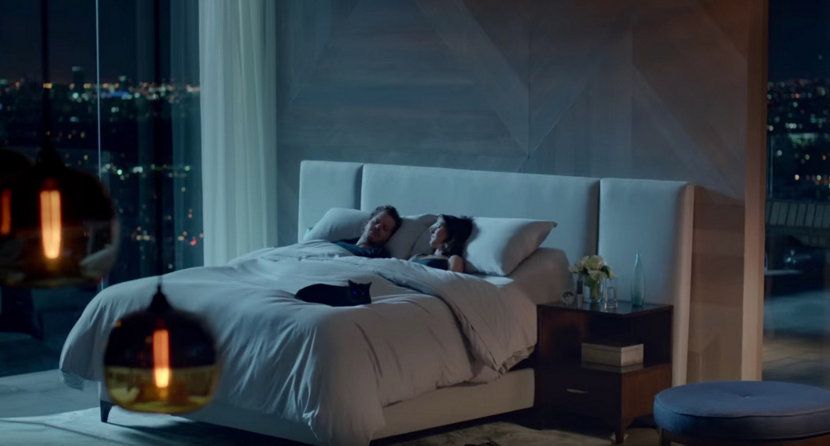 bedroom pendant lighting in mattress commercial