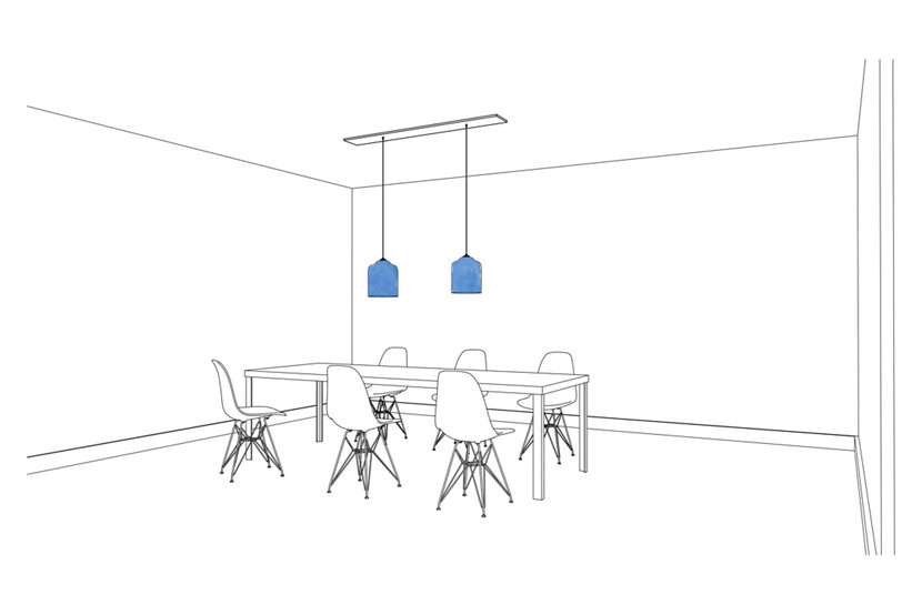 Multi-Pendant Canopies Are Perfect for Hanging Several Bell Jar Modern Pendant Lights Multi-Pendant Canopies Are Perfect for Hanging Several Bell Jar Modern Pendant Lights