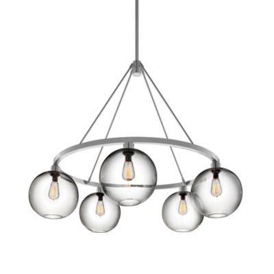 modern glass chandelier