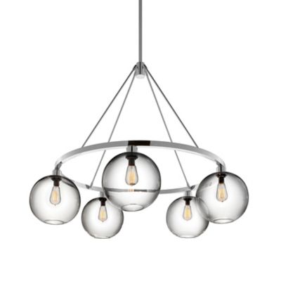 modern glass chandelier