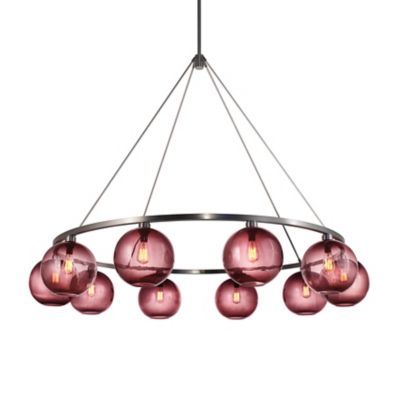 modern glass chandelier