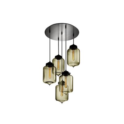 circular metal modern lighting canopy