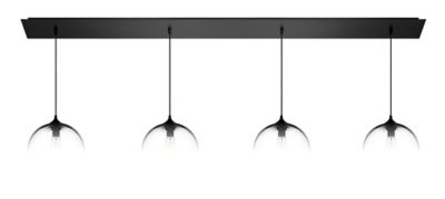 linear metal modern lighting canopy
