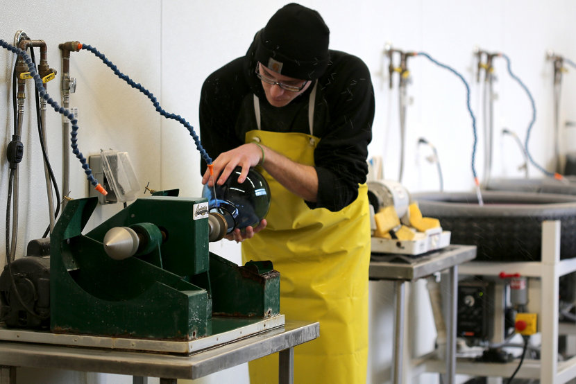 Hand-blown Glass Lighting - In Process, Coldshop Hand-blown Glass Lighting - In Process, Coldshop