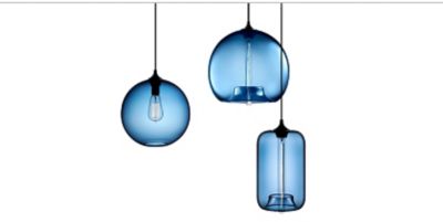 Sapphire glass pendants