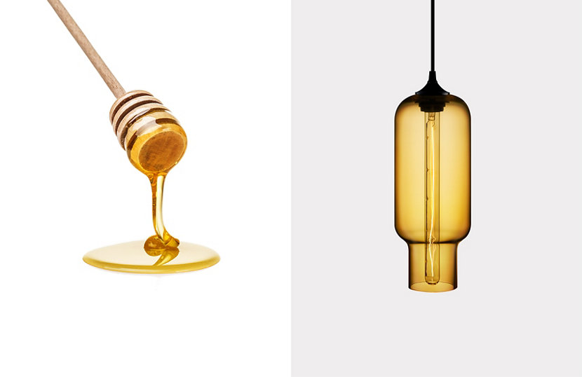 Contemporary Colored Glass - Amber Contemporary Colored Glass - Amber