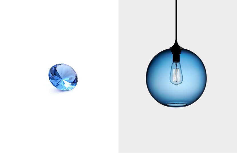 Sapphire Color Glass Sapphire Color Glass