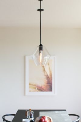 Crystal glass table pendant lighting