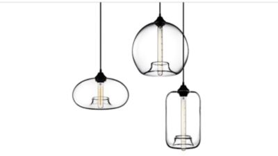 Handmade Clear Glass Modern Pendant Lights