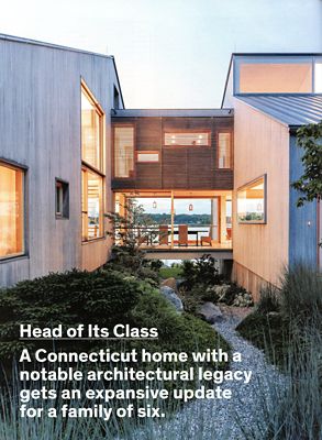 modern beach house featured in Dwell Magazine
