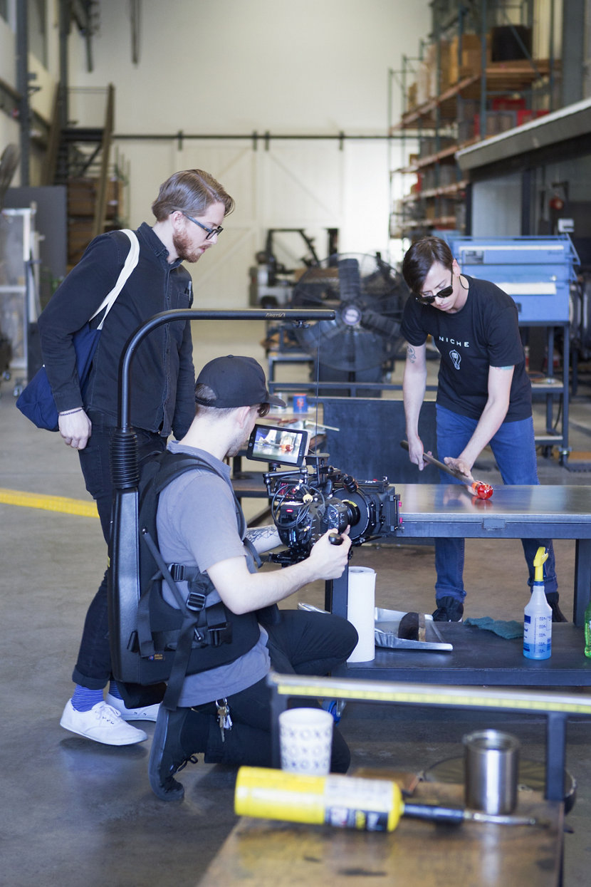 Esquire Visits Modern Pendant Lighting Studio - Alex