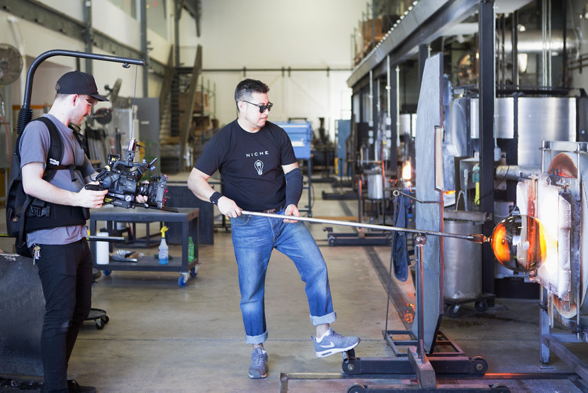 Esquire Visits Modern Pendant Lighting Studio - Taylor Esquire Visits Modern Pendant Lighting Studio - Taylor