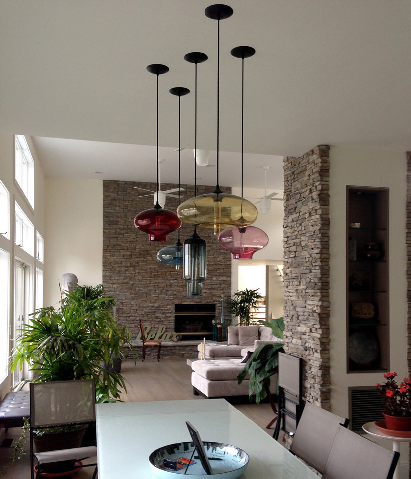 Modern Lighting Installations - Modern Dining Room Pendant Lighting