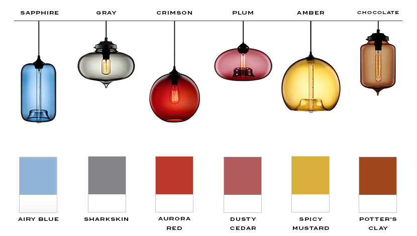 Pantone Fall Color Trends and Niche Signature Glass Colors