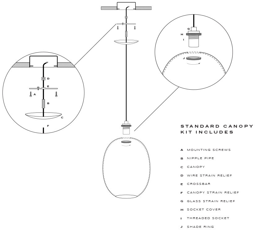 How to Install Your Ellipse Modern Pendant Light