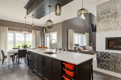 Matching outlet kitchen lights