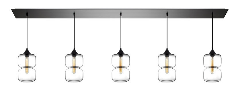 Multi-Pendant Canopy - Linear 5 Multi-Pendant Canopy - Linear 5