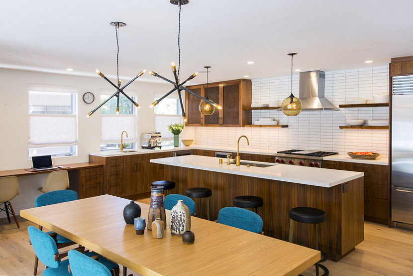 Amber Binary Modern Kitchen Island Pendant Lights