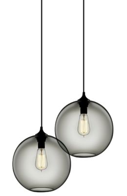 modern Gray glass pendant lights