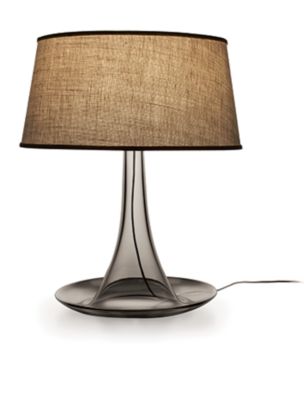 modern Gray glass table lamp