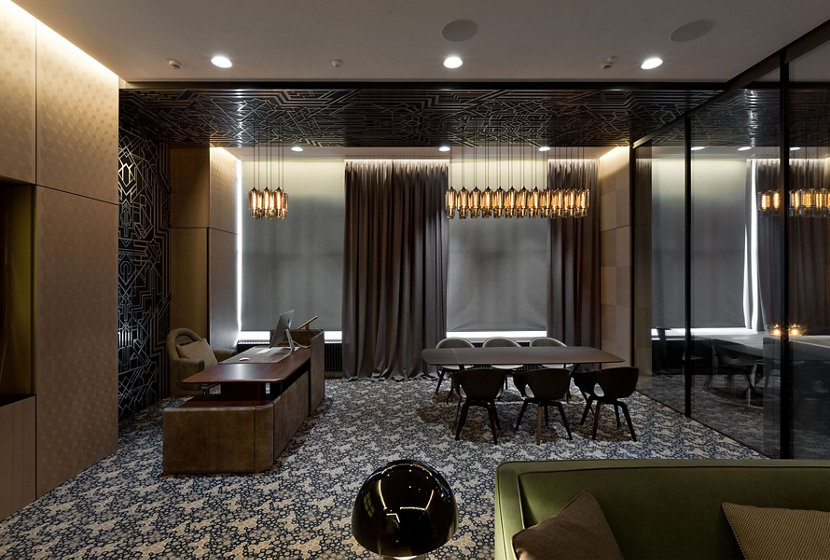 Modern Office Pendant Lighting in Private Budapest Office Modern Office Pendant Lighting in Private Budapest Office