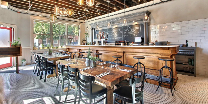 Modern Restaurant Lighting, Verde Pizza Modern Restaurant Lighting, Verde Pizza