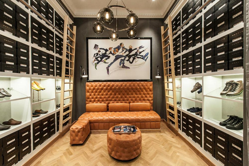 Modern Retail Pendant Lighting Adorns Harry's of London Dubai Modern Retail Pendant Lighting Adorns Harry's of London Dubai