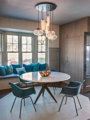 modern dining table chandeliers