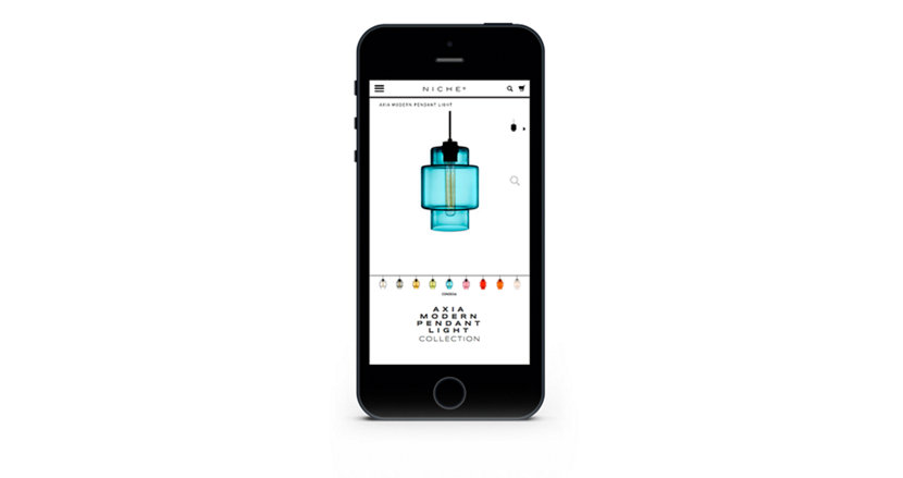 mobile friendly pendant lighting website