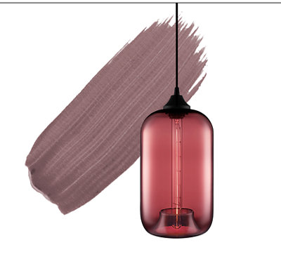 2018 Color of the Year - Plum Pendant Light