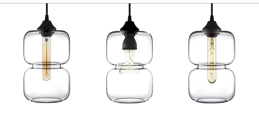 Lamping Options for Pinch Modern Pendant Light 