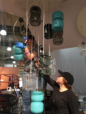 hanging modern glass pendant lighting