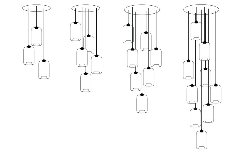Circular Modern Chandelier Collection Circular Modern Chandelier Collection