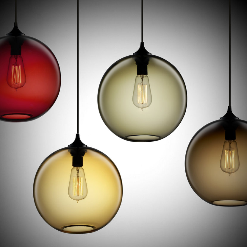 Orb Pendant Lights - Solitaire Orb Pendant Lights - Solitaire