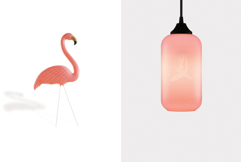 Summer Solstice - Flamingo Colored Glass