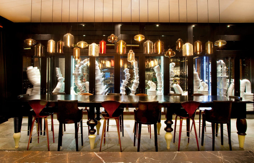 Hotel Pendant Lighting Spotted at W Hotel in Hong Kong