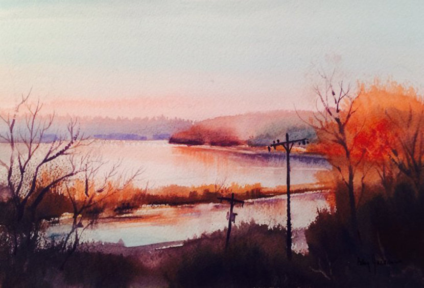 watercolor by Betsy Jacaruso