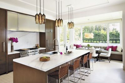 Modern kitchen island store chandelier