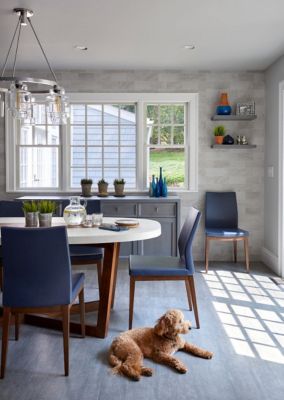 Designer's Own Home Boasts Stunning Kitchen Table Lighting