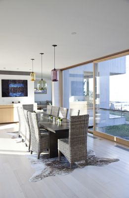 dining room pendant lighting inside modern beach house