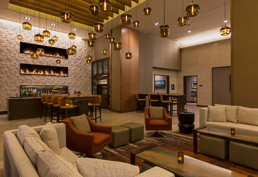 Pendant Lighting Clusters at Downtown Denver Hyatt Pendant Lighting Clusters at Downtown Denver Hyatt