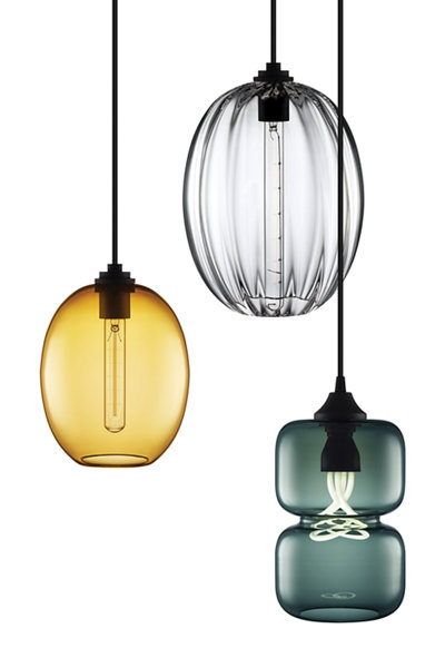modern glass pendant lights