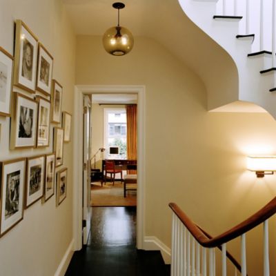 Pendant store light hallway